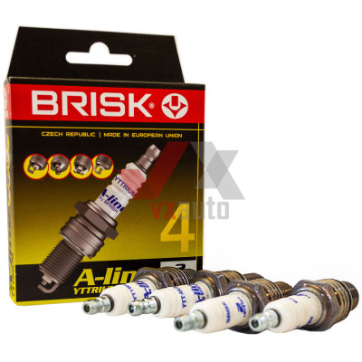 Свеча зажигания ВАЗ 2108-2115 Brіsk A-Line-2, к-т (4 шт.) (упаковка)