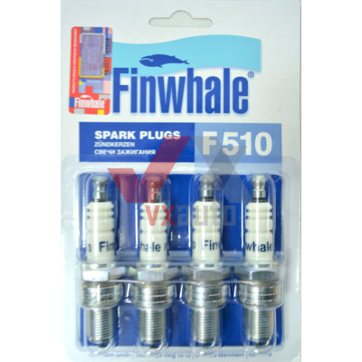 Свеча зажигания ВАЗ 2108-2115 FINWHALE S, к-т (4 шт., инжектор)