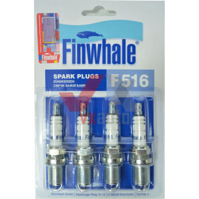 Свеча зажигания ВАЗ 2110-2112 16v FINWHALE S, к-т (4 шт., инжектор)
