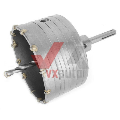 Сверло по бетону корончатое 105 мм Intertool (+ переходник SDS Plus 100мм)