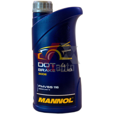 Гальмівна рідина DOT-4 1 л Mannol