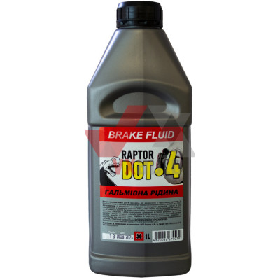 Тормозная жидкость DOT-4 1 л Океан Raptor