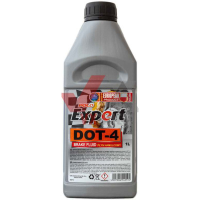 Гальмівна рідина DOT-4 1 л Polo Expert (Флотореагент РД4) (900 г)