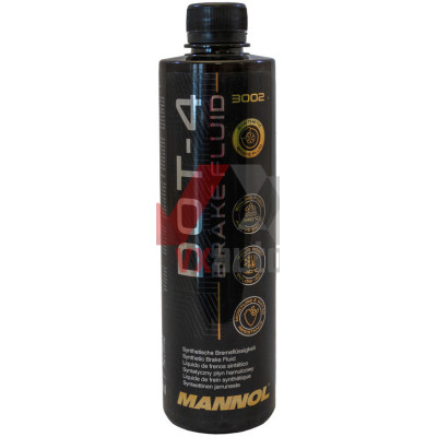 Гальмівна рідина DOT-4 450 мл Mannol Brake Fluid