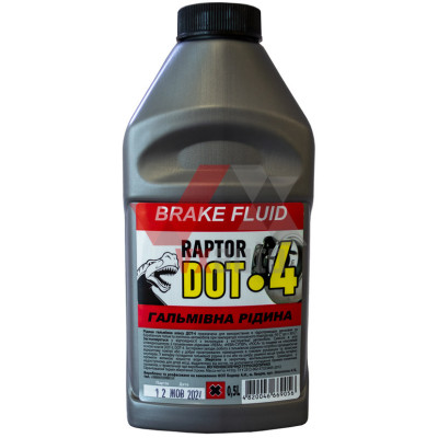 Тормозная жидкость DOT-4 500 мл Океан Raptor