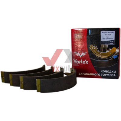 Тормозные колодки ВАЗ 2108 задние  VORTEX, к-т (4 шт.)