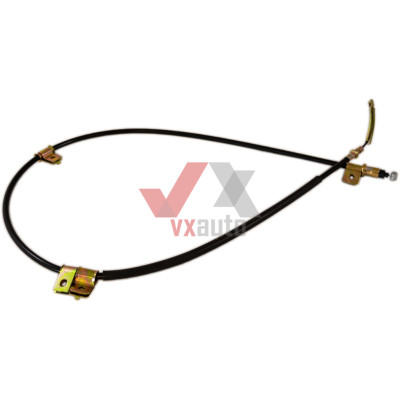 Трос ручного тормоза Daewoo Lanos (левый) 4 скобы FSO