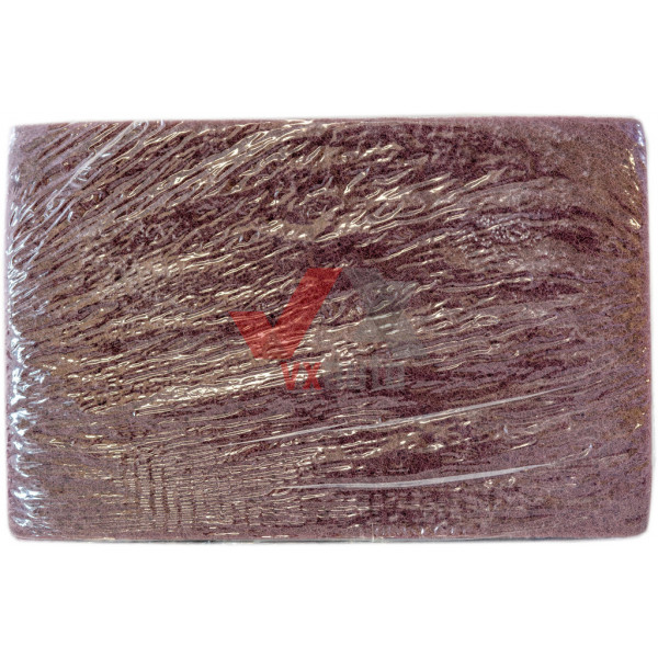 Волокно абразивное (губка) SOLL Fine 152 мм х 229 мм красное (лист)